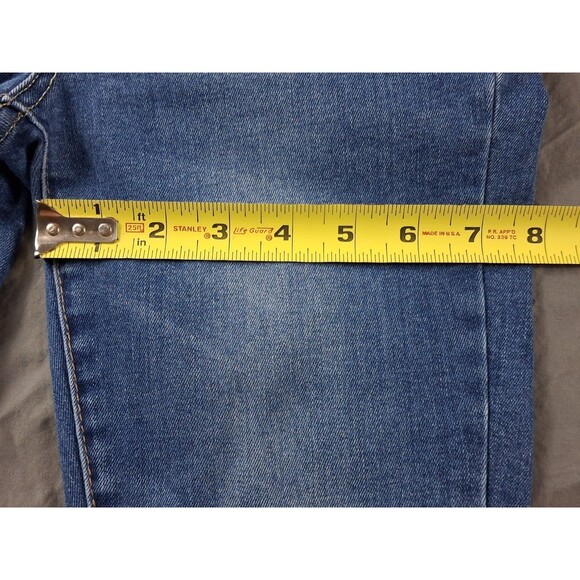 WAX JEANS "BUTT I LOVE YOU" 3/26 BLUE WOMENS JEANS DARK BLUE LIGHT WASH - Picture 15 of 15